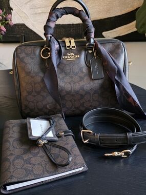 Coach Rowan Walnut Coated Canvas Set
